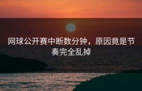 网球公开赛中断数分钟，原因竟是节奏完全乱掉